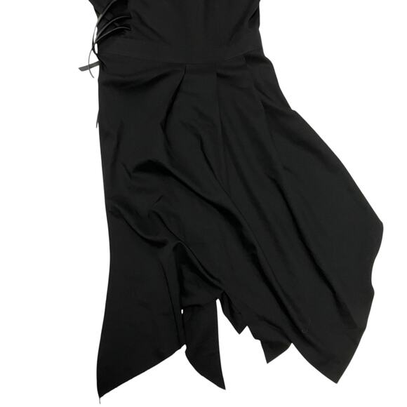 Neo Ludwig Pirate Gothic Steampunk Pleated Bias Bottom Long Unisex Vest - Picture 4 of 10